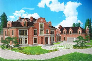 Коттедж в поселке Бельгийская деревня на берегу озера